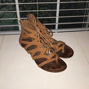 Brown sandals